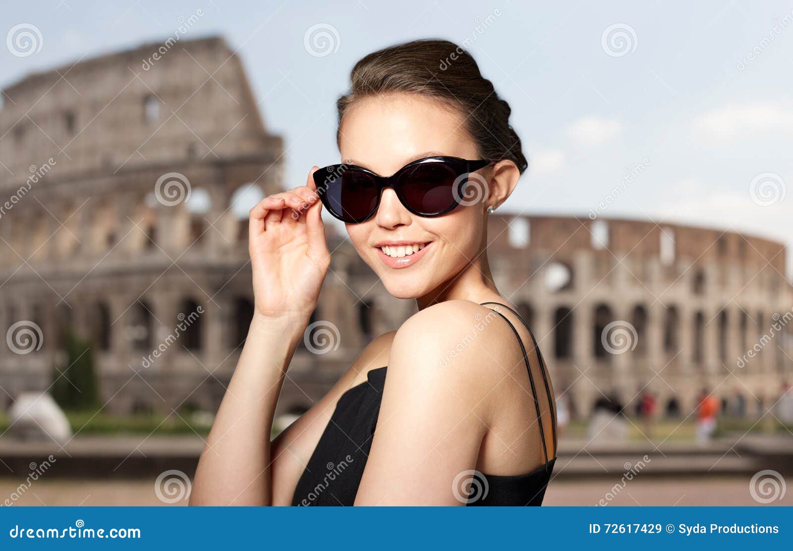 Hermoso Accesorio De Moda Para Mujer Lentes De Sol Sobre Fondo