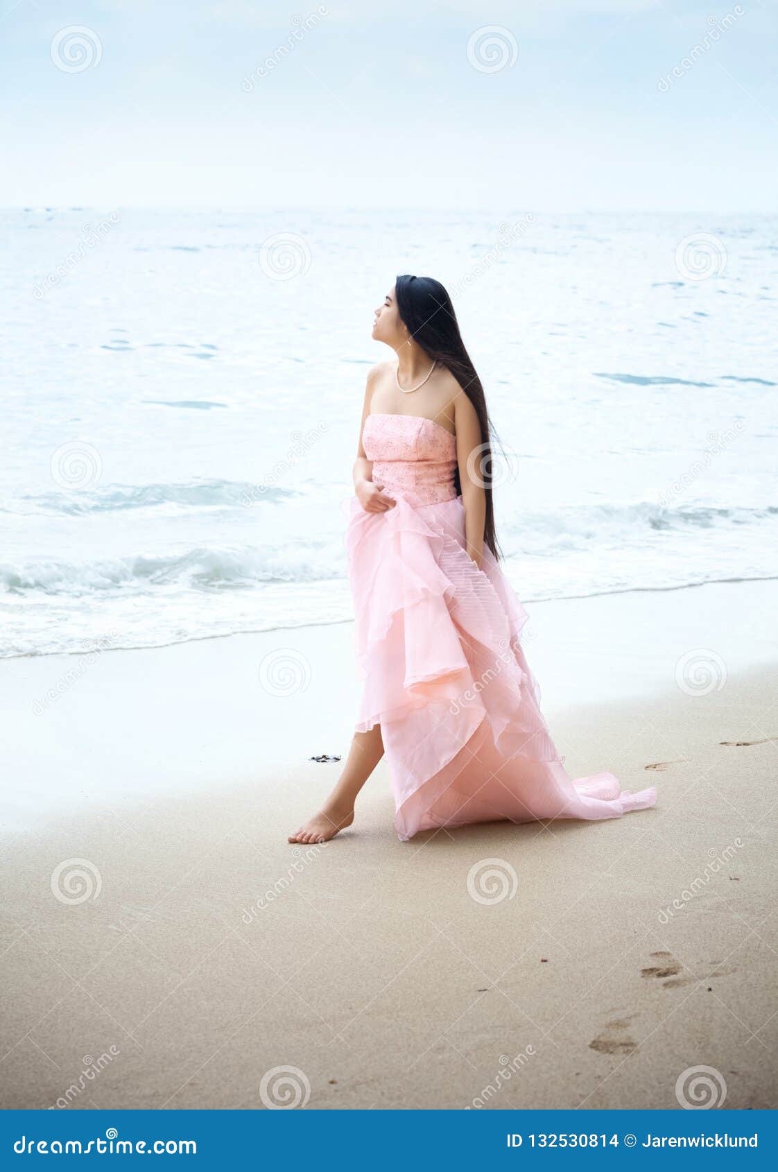 Vestido De Playa E-Thinker  Rosa 