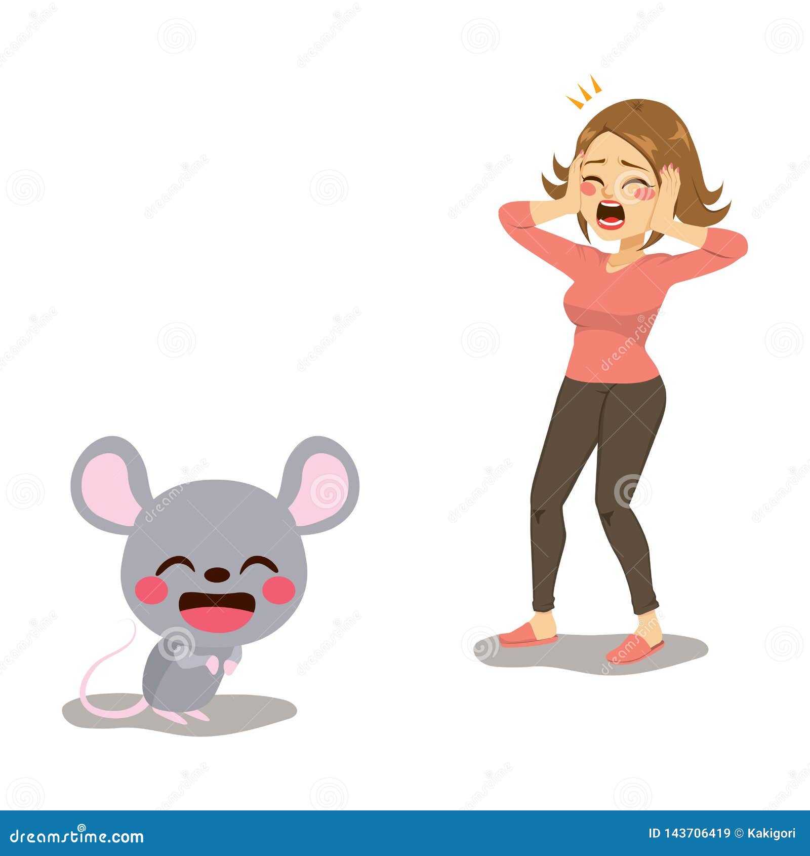 Mujer Que Grita El Ratón Asustado Ilustración del Vector - Ilustración de lindo, asustado: 143706419 Mujer Que Grita El Ratón Asustado Ilustración del Vector - Ilustración de lindo, asustado: 143706419