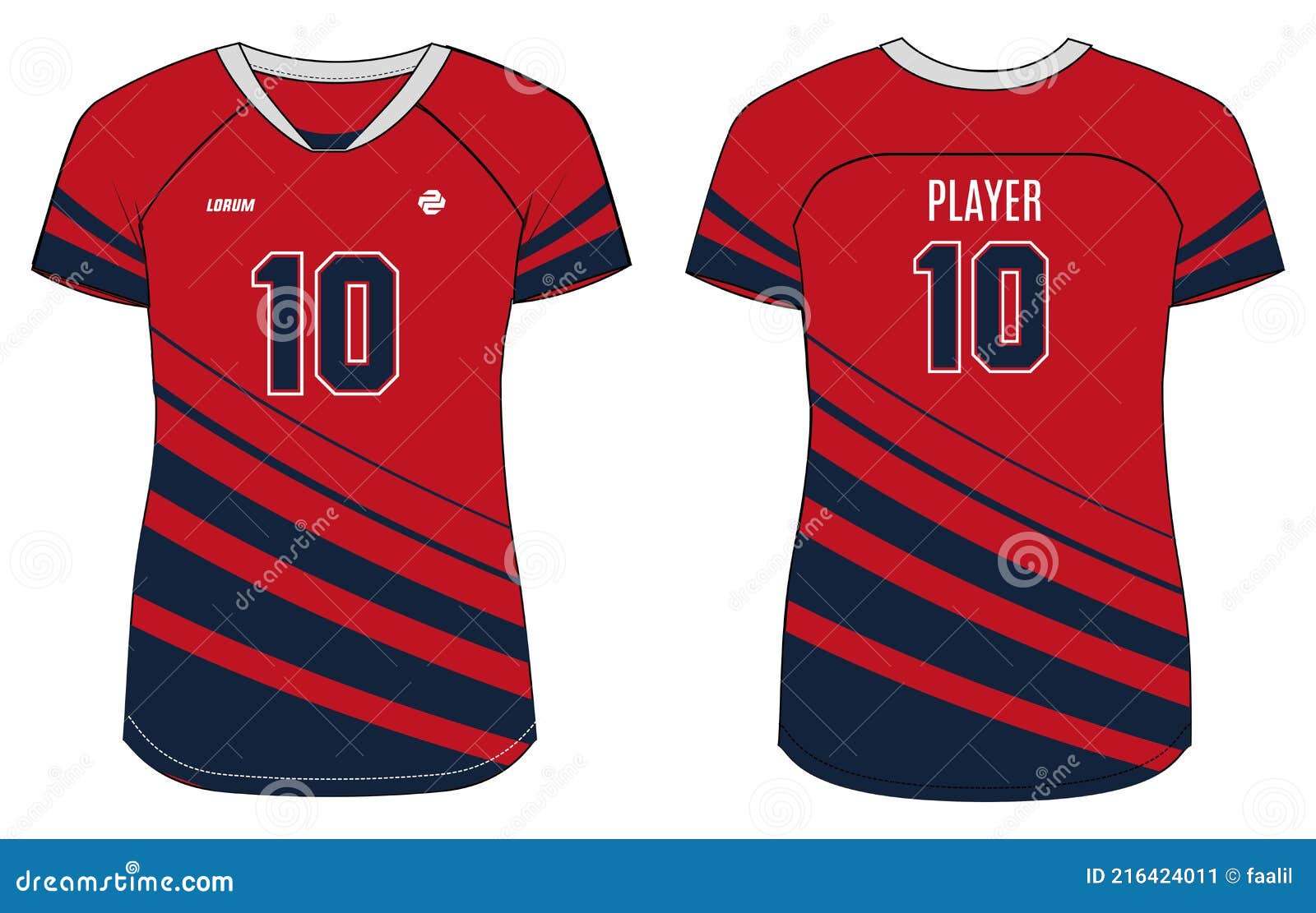 Concepto De Diseño De Camisetas De Jersey Deportivo Para Mujeres  Ilustración, Camiseta De Cuello En V Impresa En Medio Tono Abstracto Para  Niñas Y Camiseta De Voleibol De Damas, Fútbol, Bádminton, Fútbol