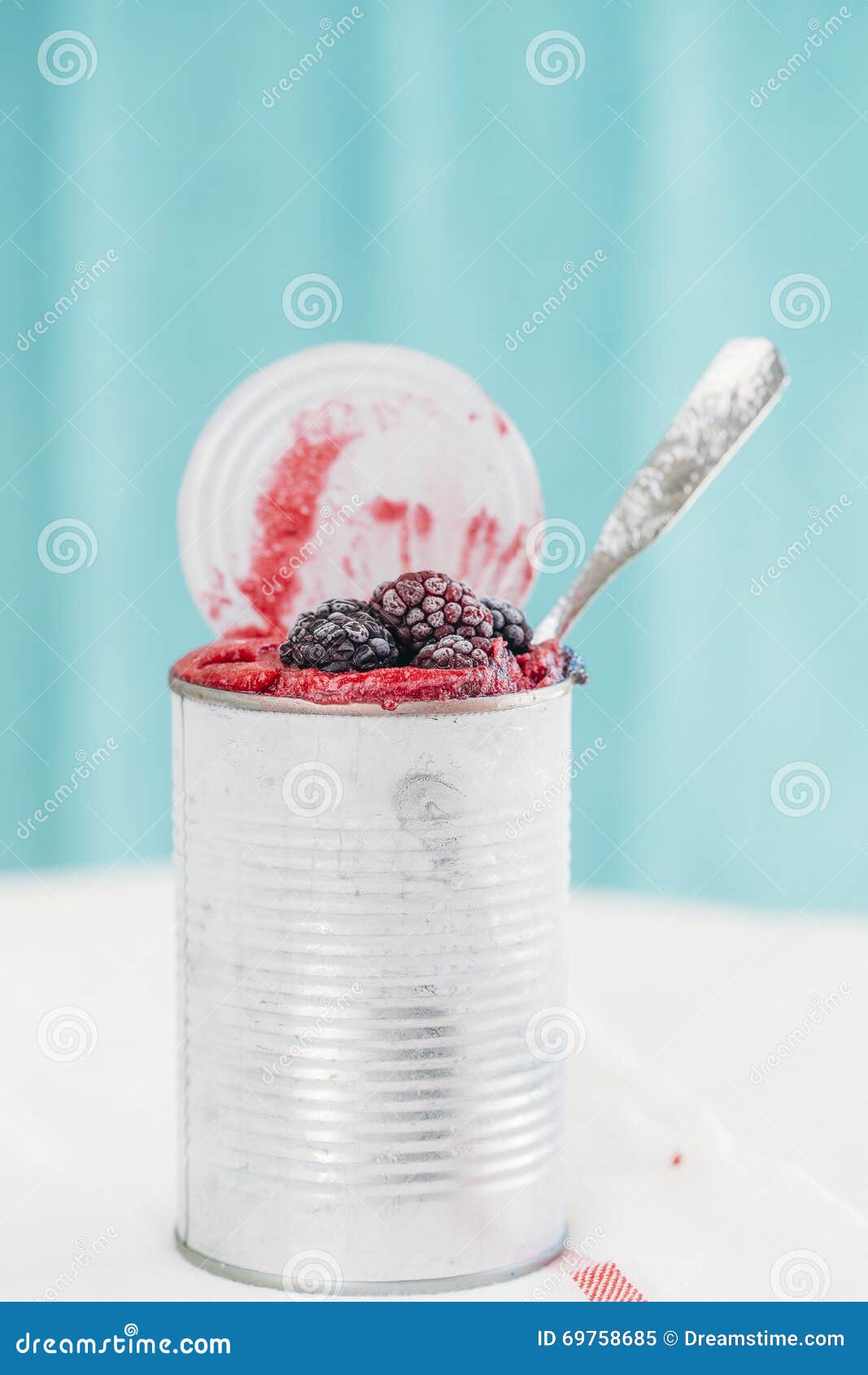 Mulberry ice cream stock image. Image of morning, food - 69758685