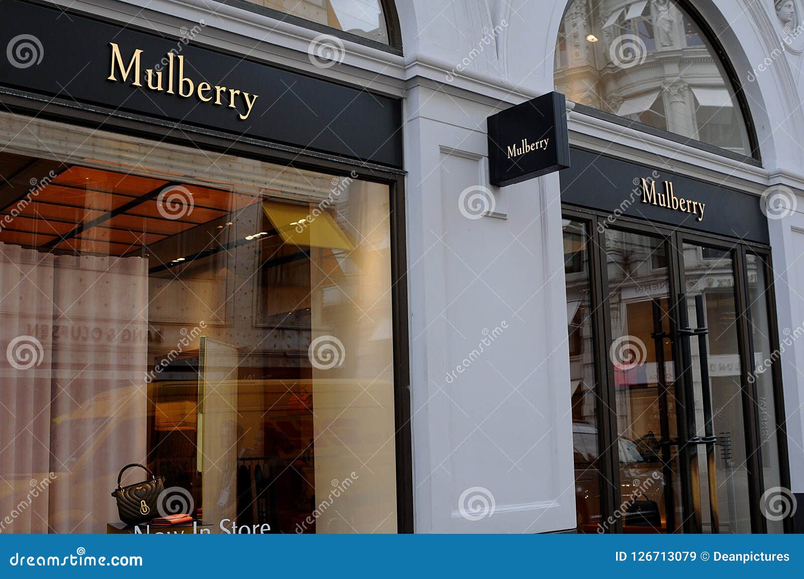 MULBERRY STORE in COPENHAGEN DENAMRK Editorial Stock Image - Image of ...