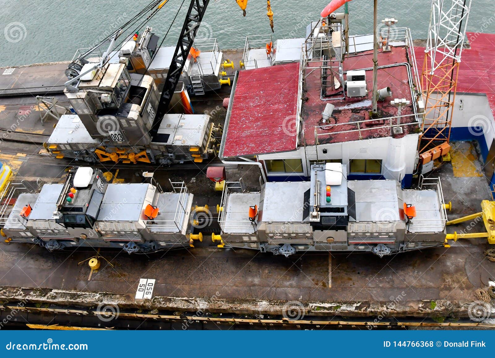 Mules at Panama Canal stock photo. Image of panama, mule - 144766368