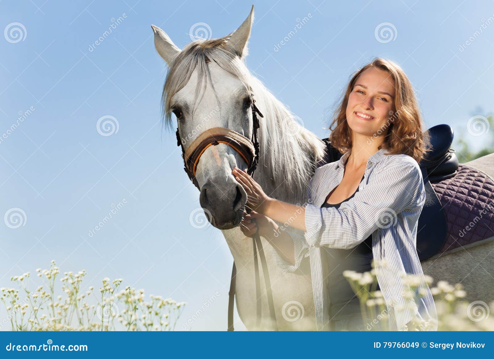 Fotos de Cavalo branco rindo, Imagens de Cavalo branco rindo sem