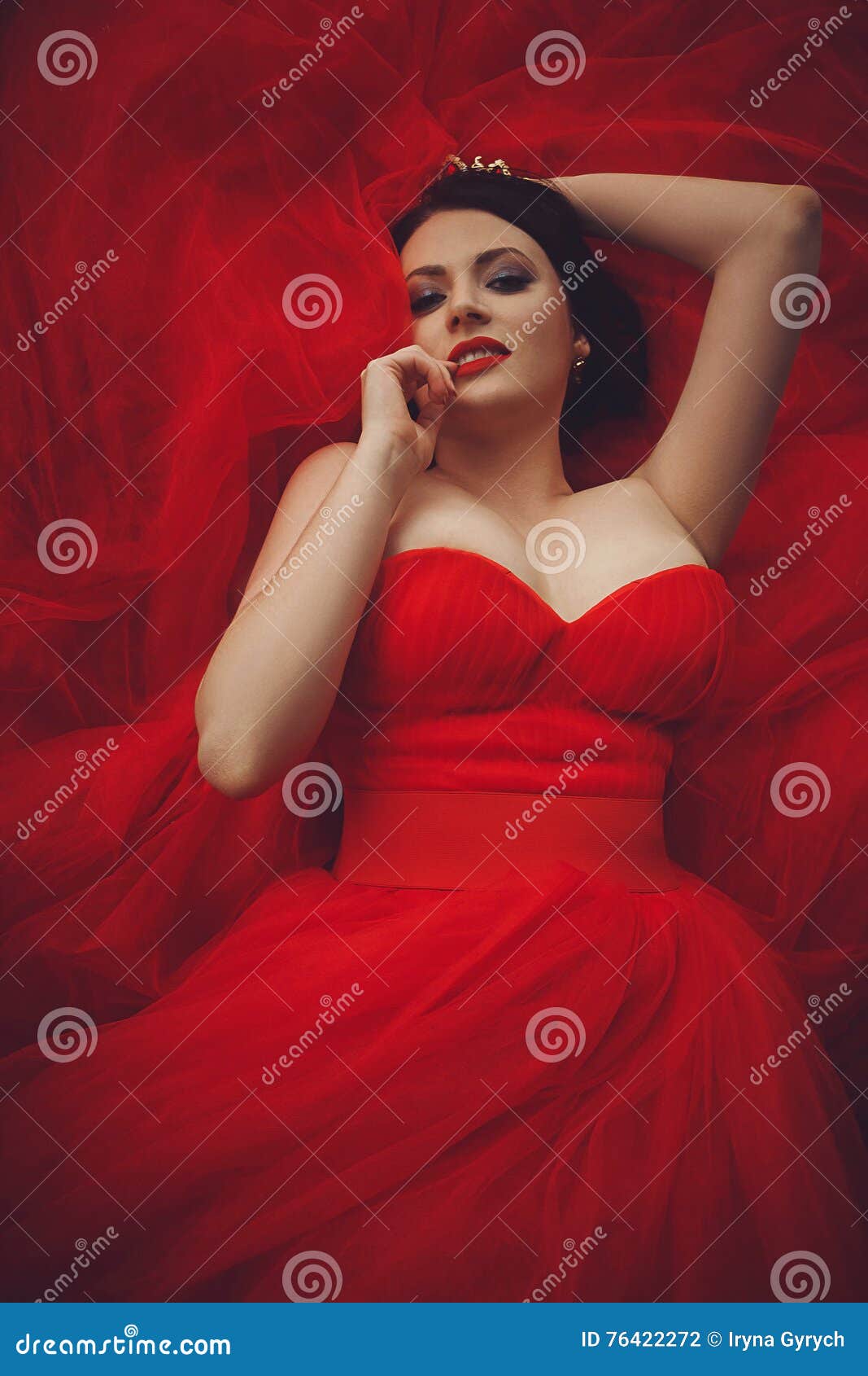 vestido vermelho lindo