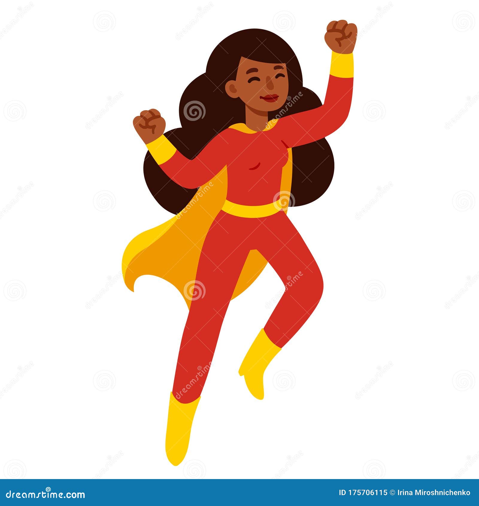 Ilustração De Uma Super-heroína Royalty Free SVG, Cliparts, Vetores, e  Ilustrações Stock. Image 31424251