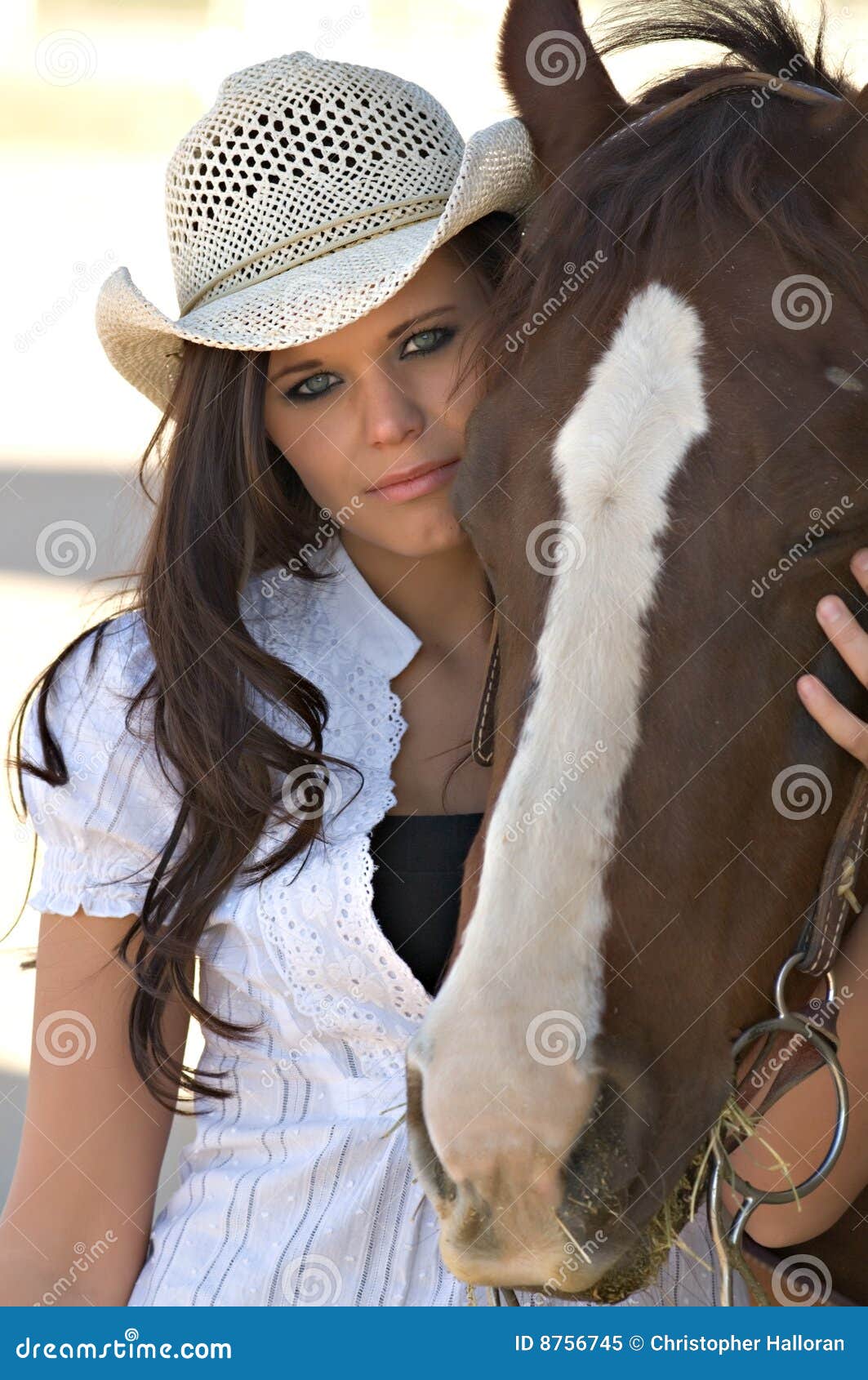 Mulher E Cavalo Pulando Uma Cerca Imagem de Stock - Imagem de equestre,  animal: 208048229