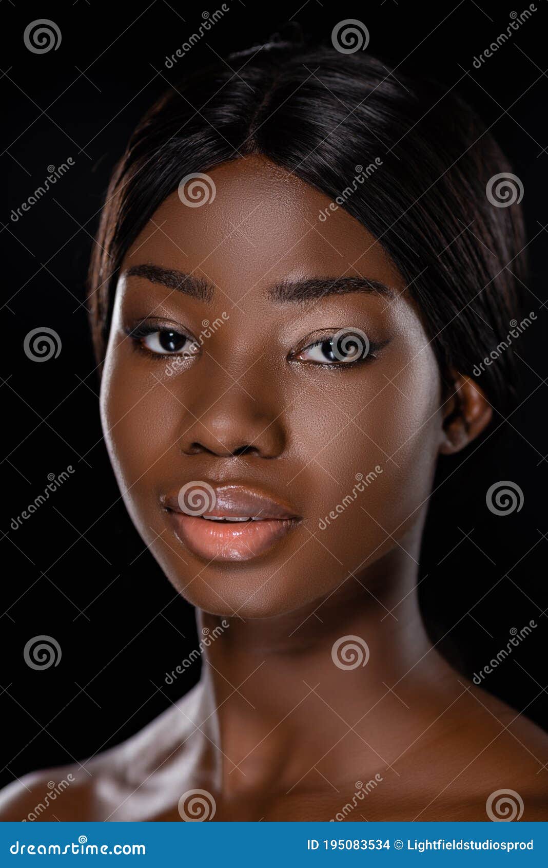 Mulher Pelada Africana Olhando Foto de Stock - Imagem de esquadra