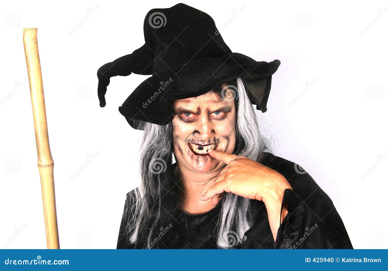 Cara feia de bruxa de Halloween Foto stock gratuita - Public