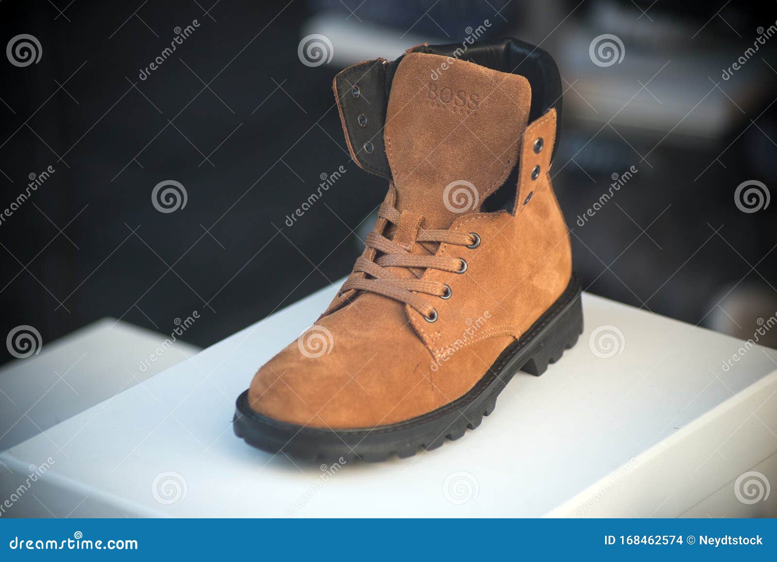 hugo boss leather boots