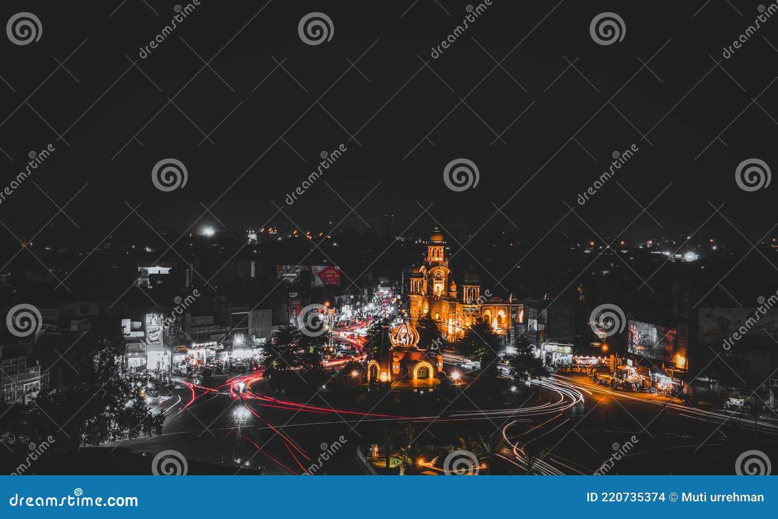 Multan City editorial stock image. Image of city, night 220735374
