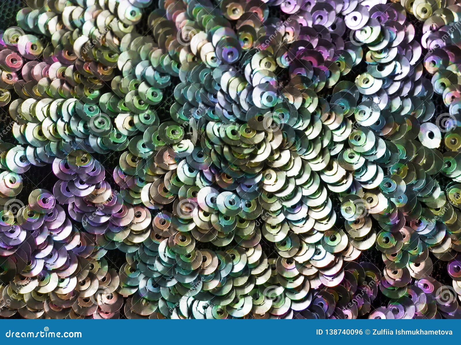 multi colour sequin