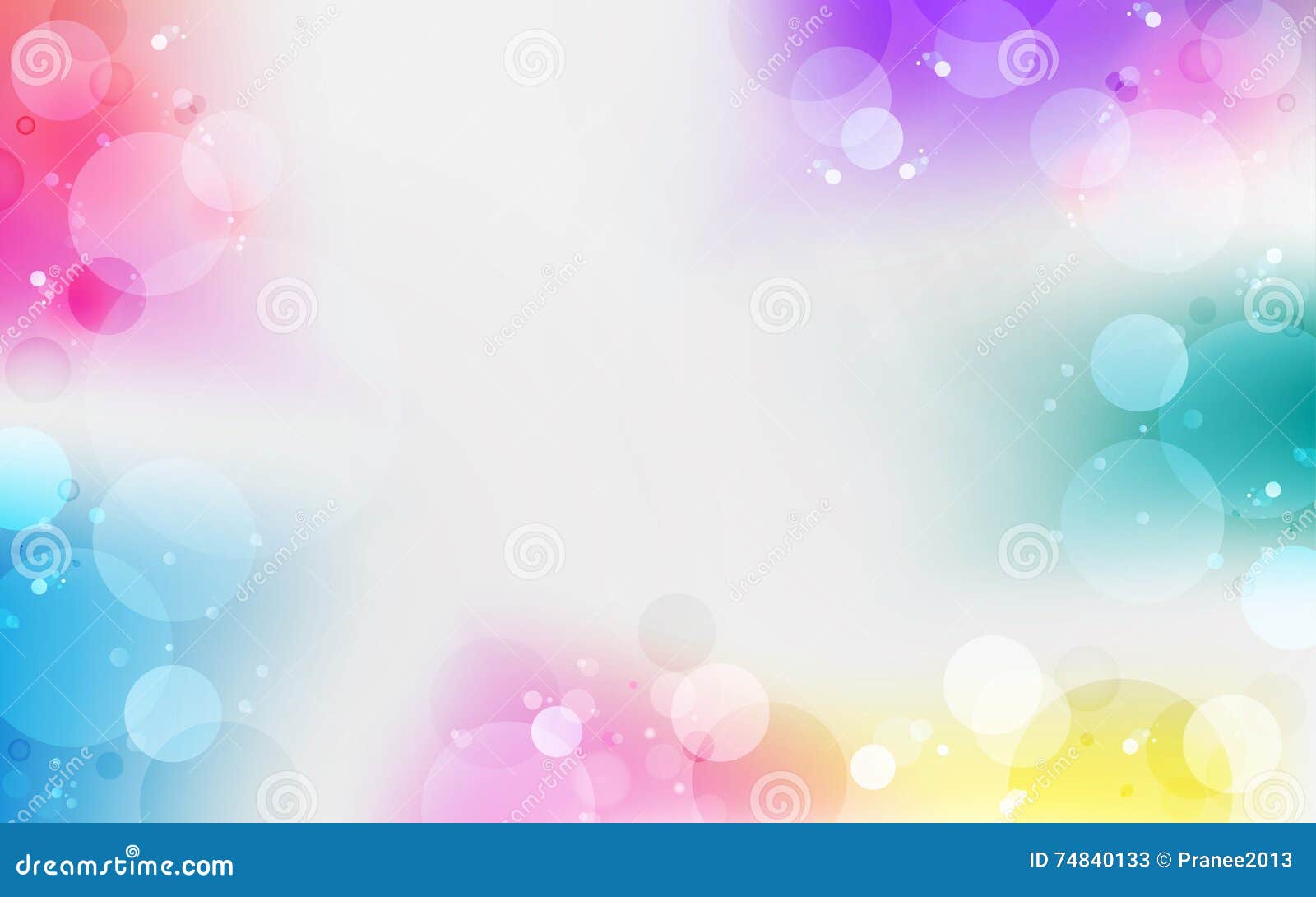 Multi Color Gradient Vector Background Stock Vector - Illustration of  space, defocused: 74840133