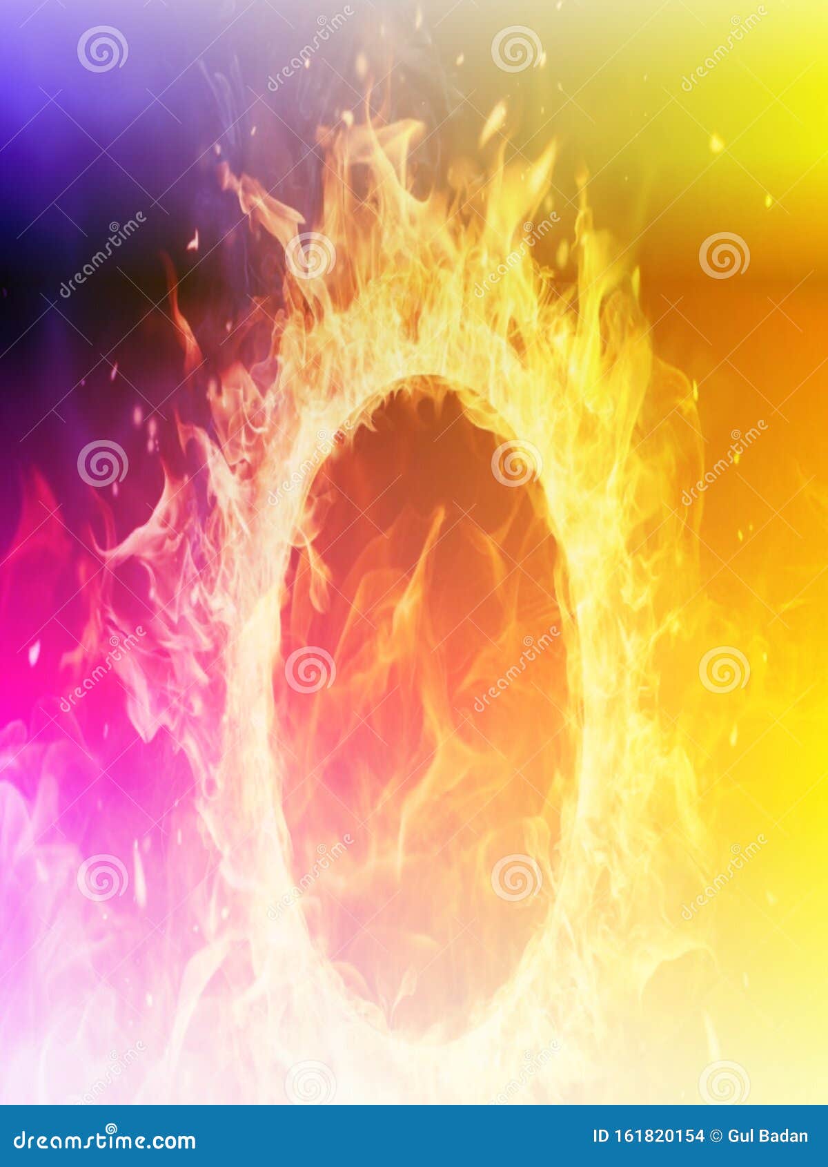 Multi Color Gradient Wallpaper Background with Fire Effect New Design Stock  Photo - Image of effect, background: 161820154