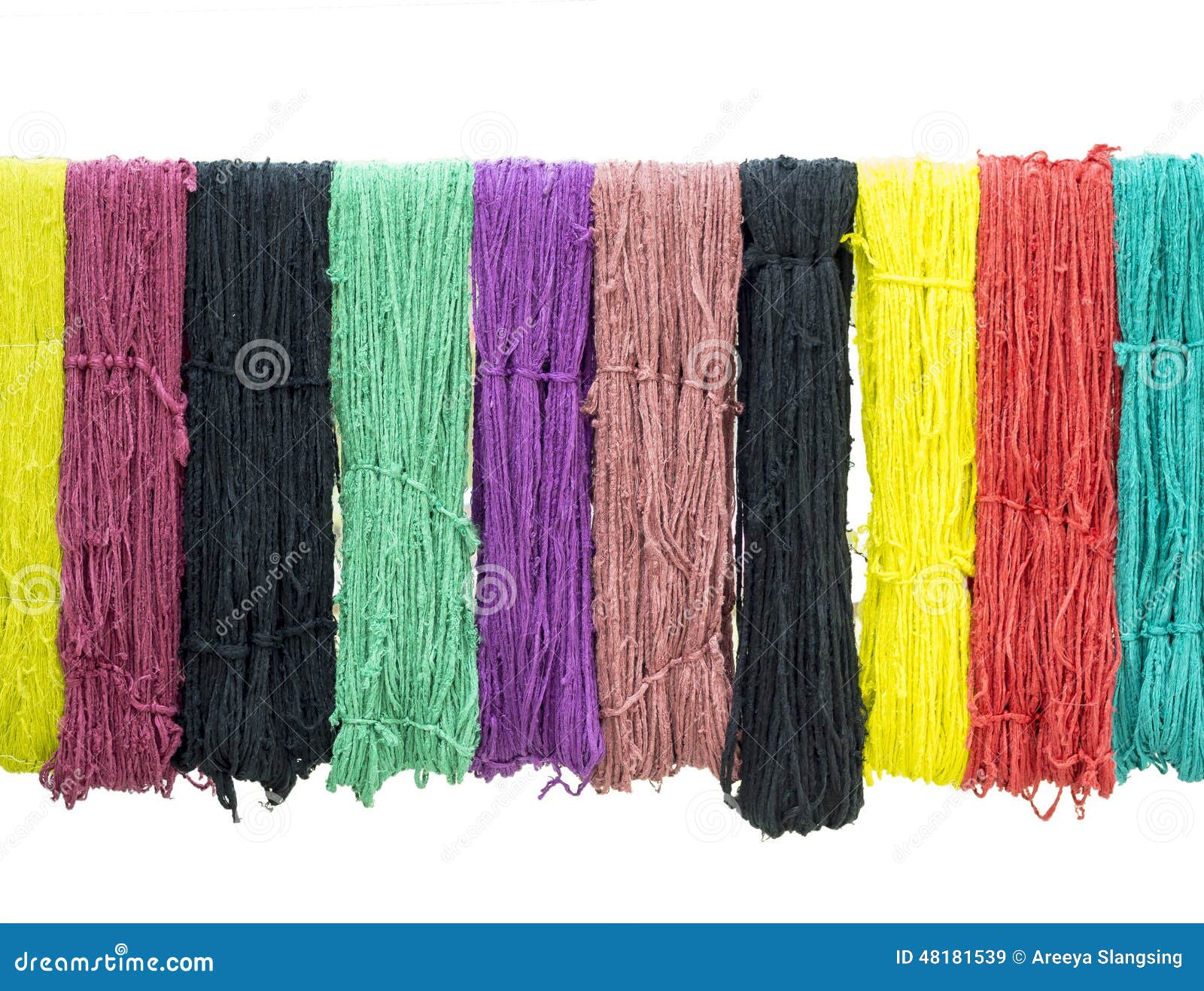 Multi Color of Textile in Domestic Dye Process Stock Image Image of