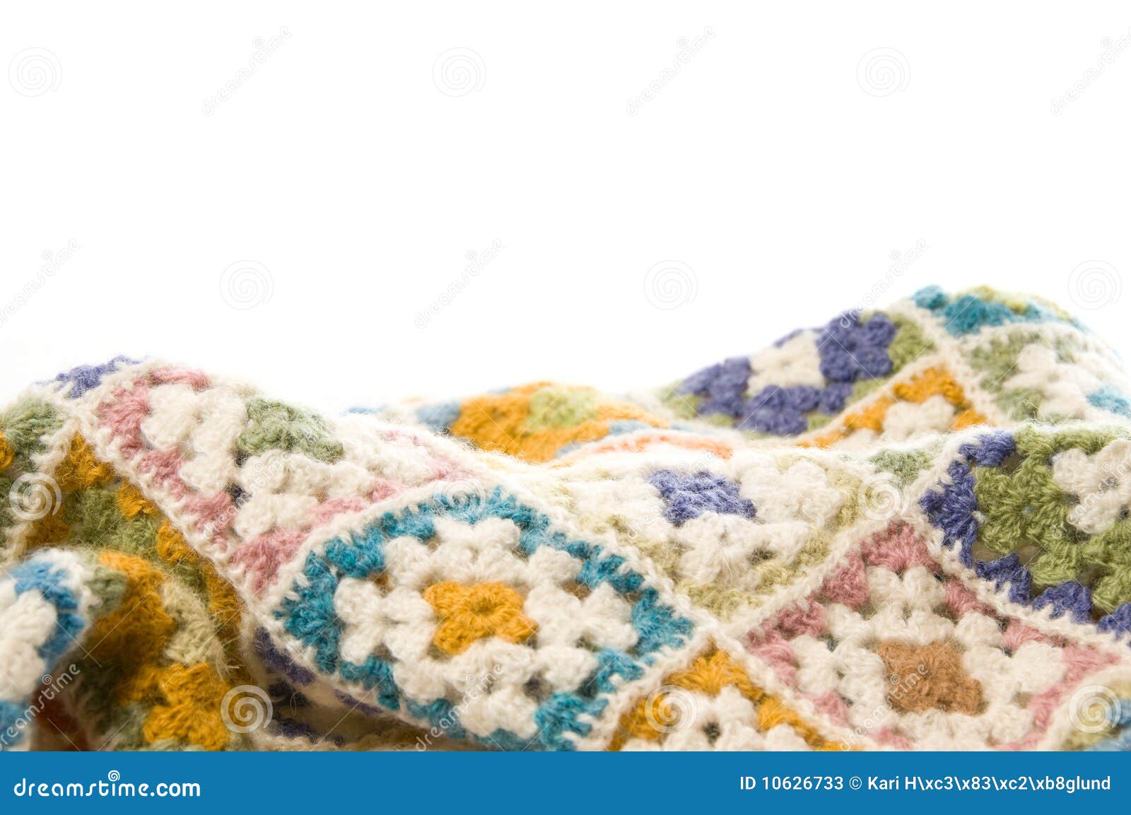 Multi Colored Blanket in Wool Stock Image Image of quilt, unique