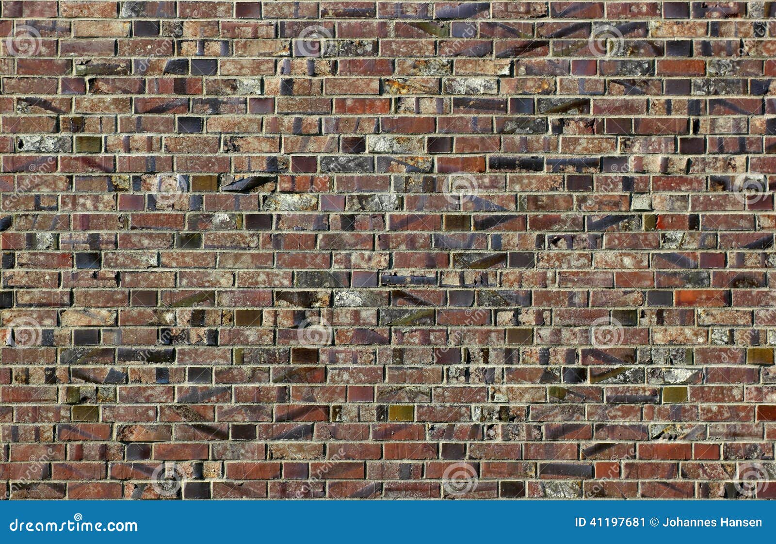 Multi Colored Brick Texture Stock Image Image of close 