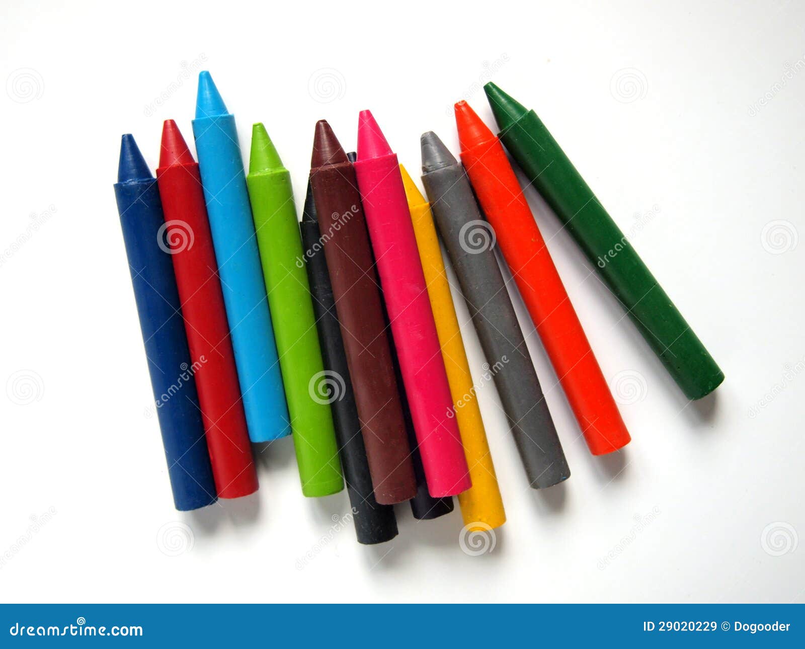 Multicolored crayon stock image. Image of color, equipment 29020229