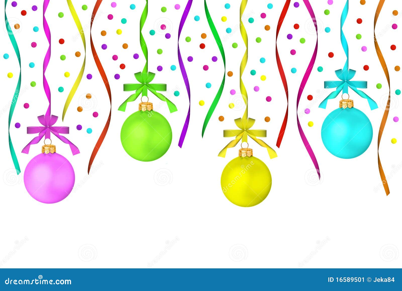 The Multi-colored Dull Christmas Balls Hanging Stock Image - Image of ...