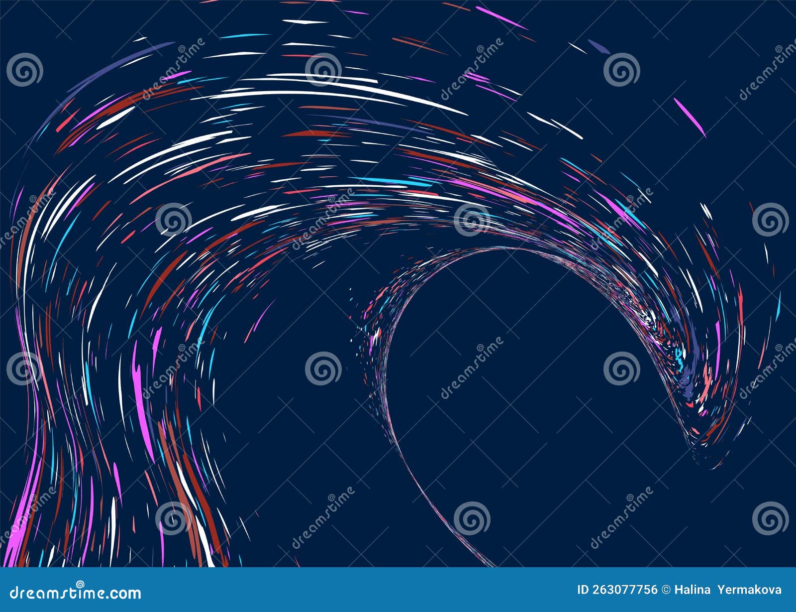 multi-colored dust particles and debris, paint splashes, strokes are carried by the wind. murmuration.  template