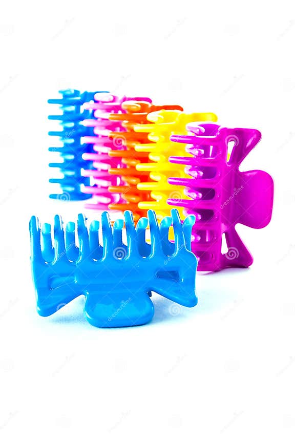 Multicolored Fasteners for Hair Stock Photo Image of stilnaya