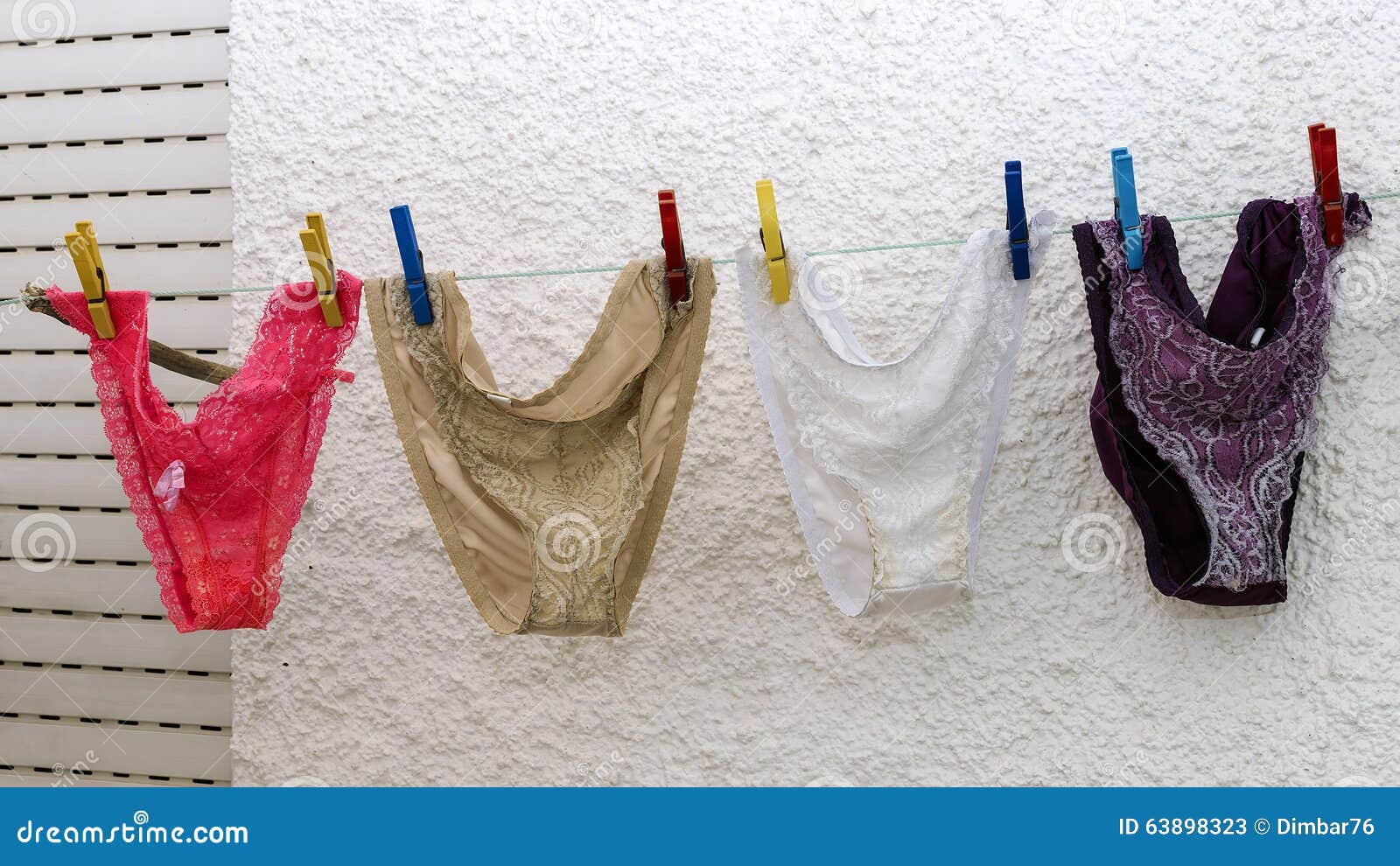 The Multicolored Female Underwear Stock Image Image of desire