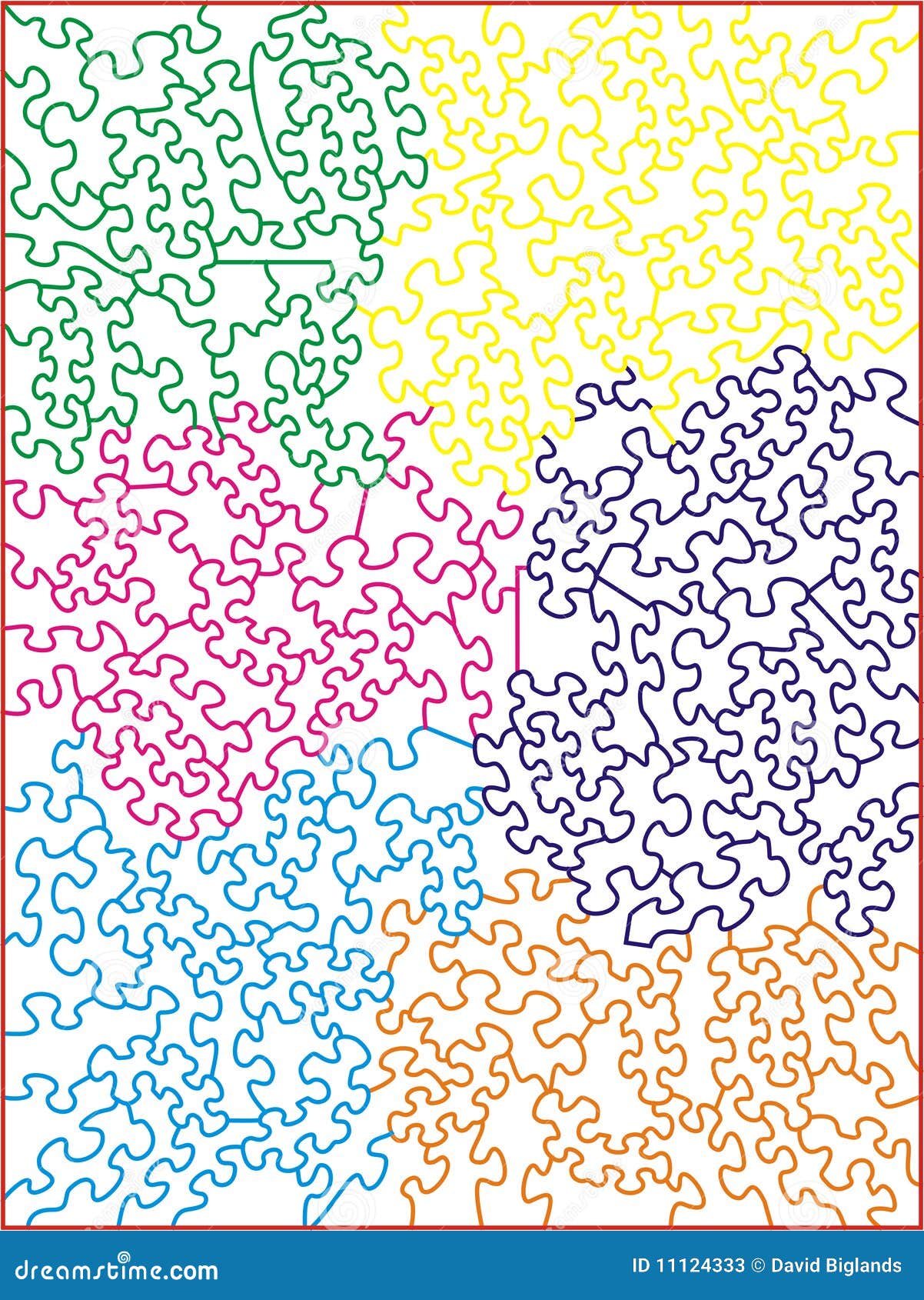 multi colored jigsaw puzzle pattern stock illustration puzzle patterns