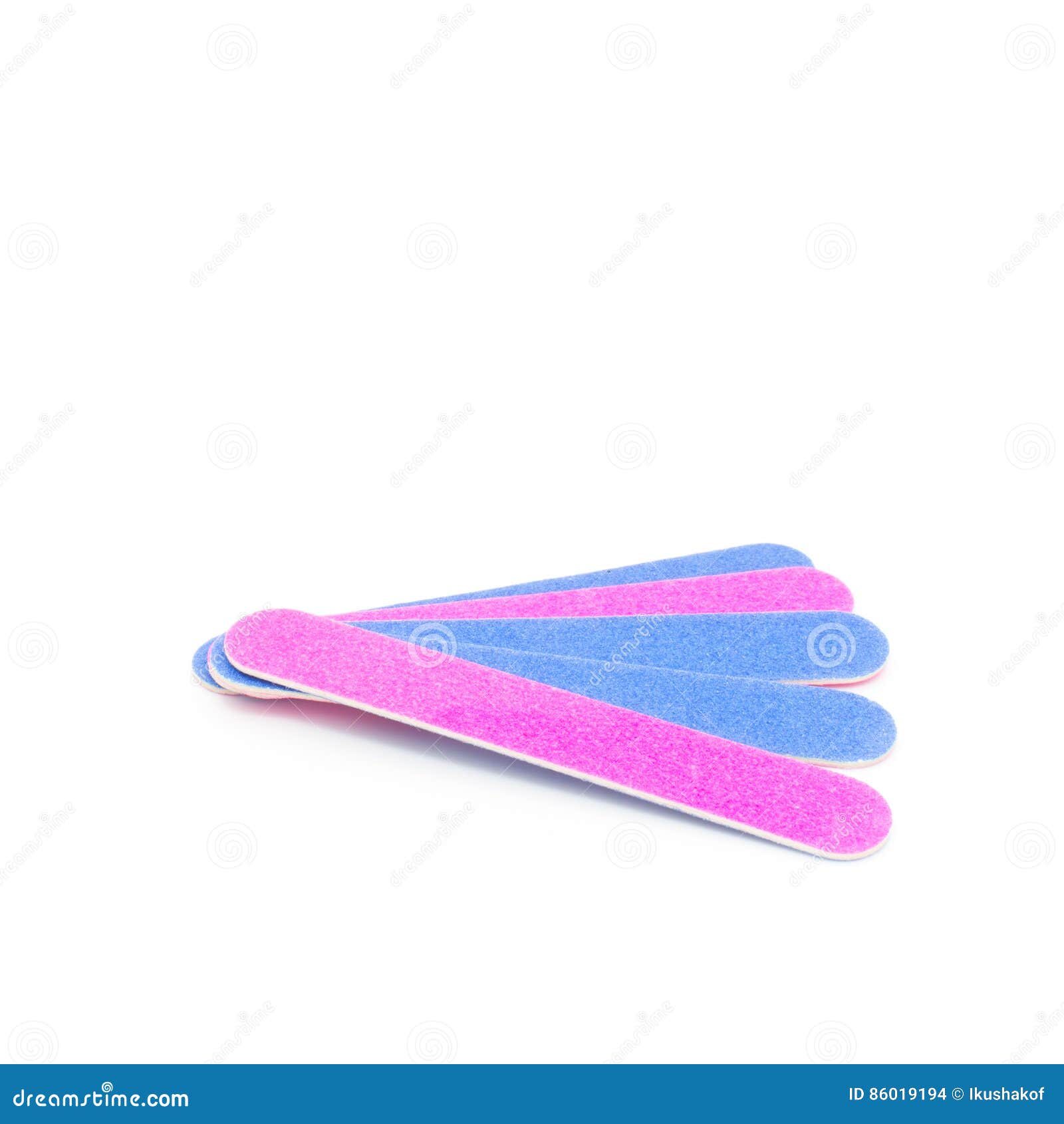 multi-colored nail files. 