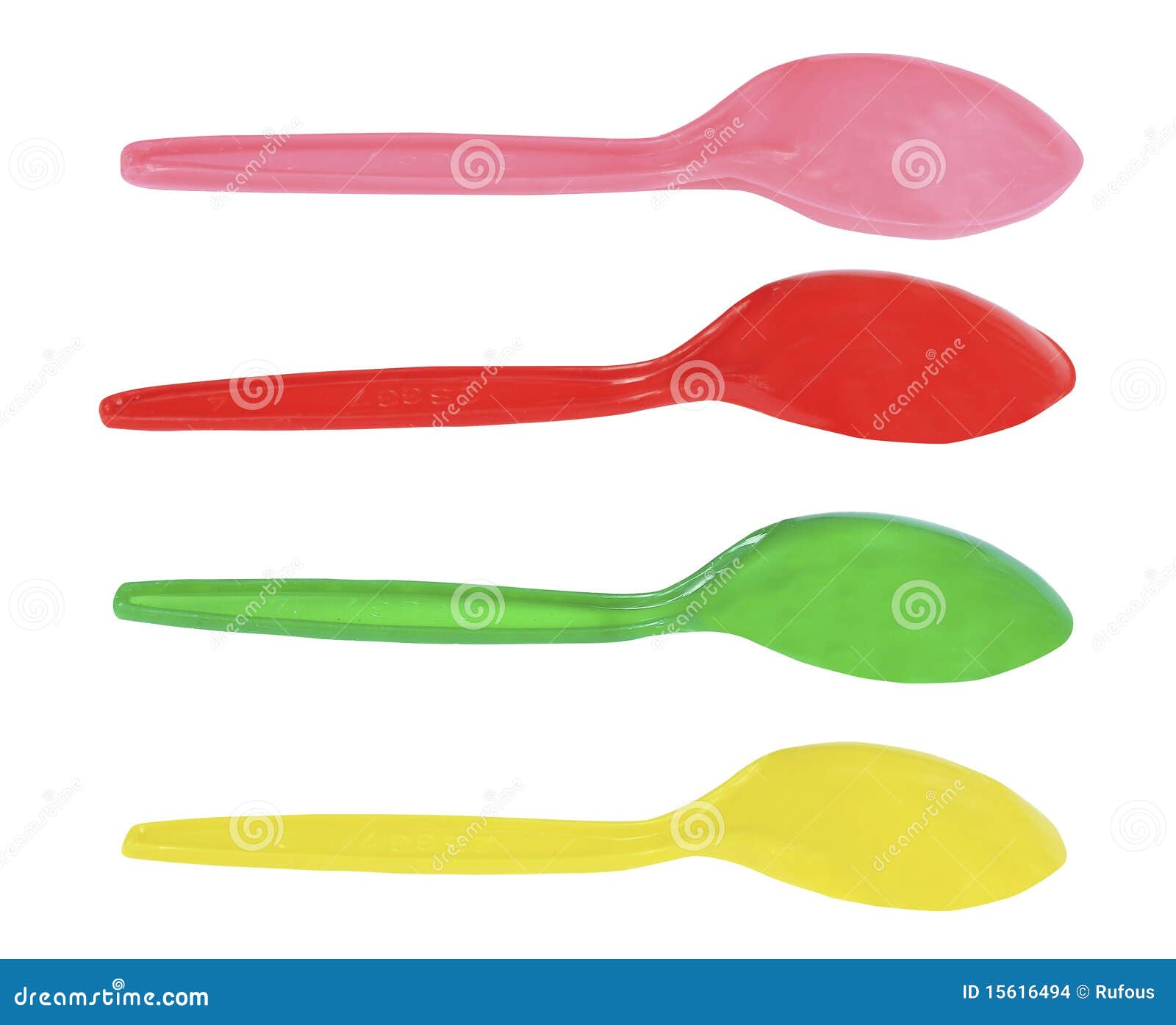Multicolored Plastic Spoons Stock Photo Image of arrangement