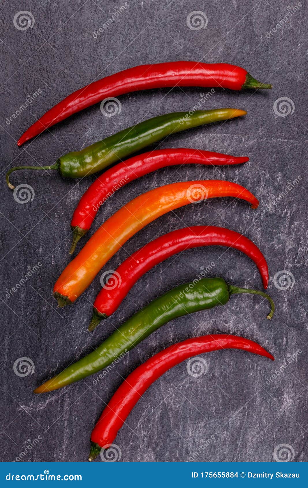 Multicolored pepper pods stock photo. Image of background 175655884