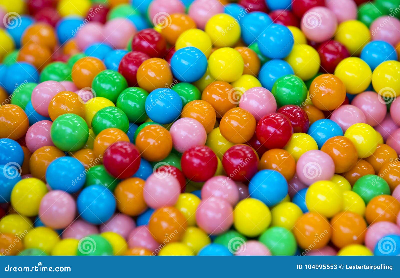 multi-colored round sweet candies