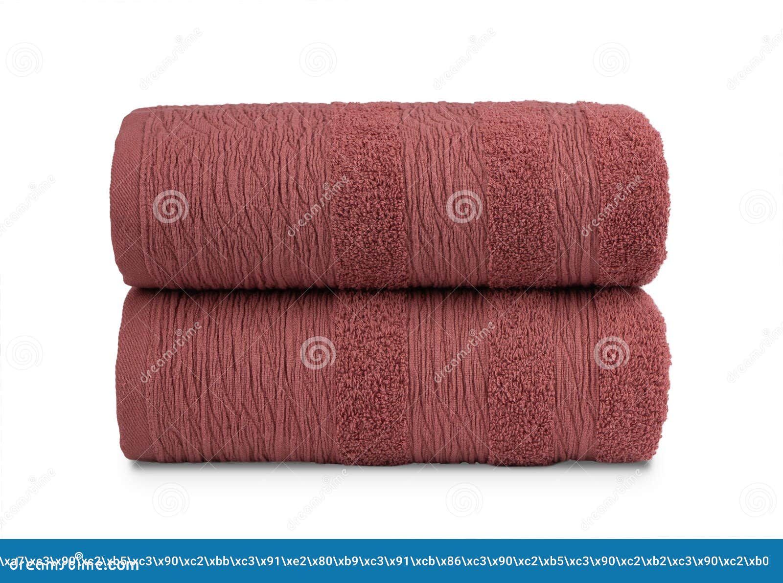 Multicolored Terry Cotton Bath Towels, Isolate Stock Image Image of