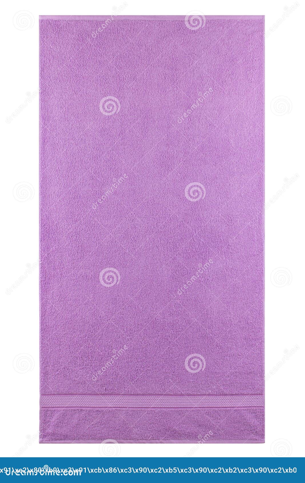 Multicolored Terry Cotton Bath Towels, Isolated Stock Image Image of