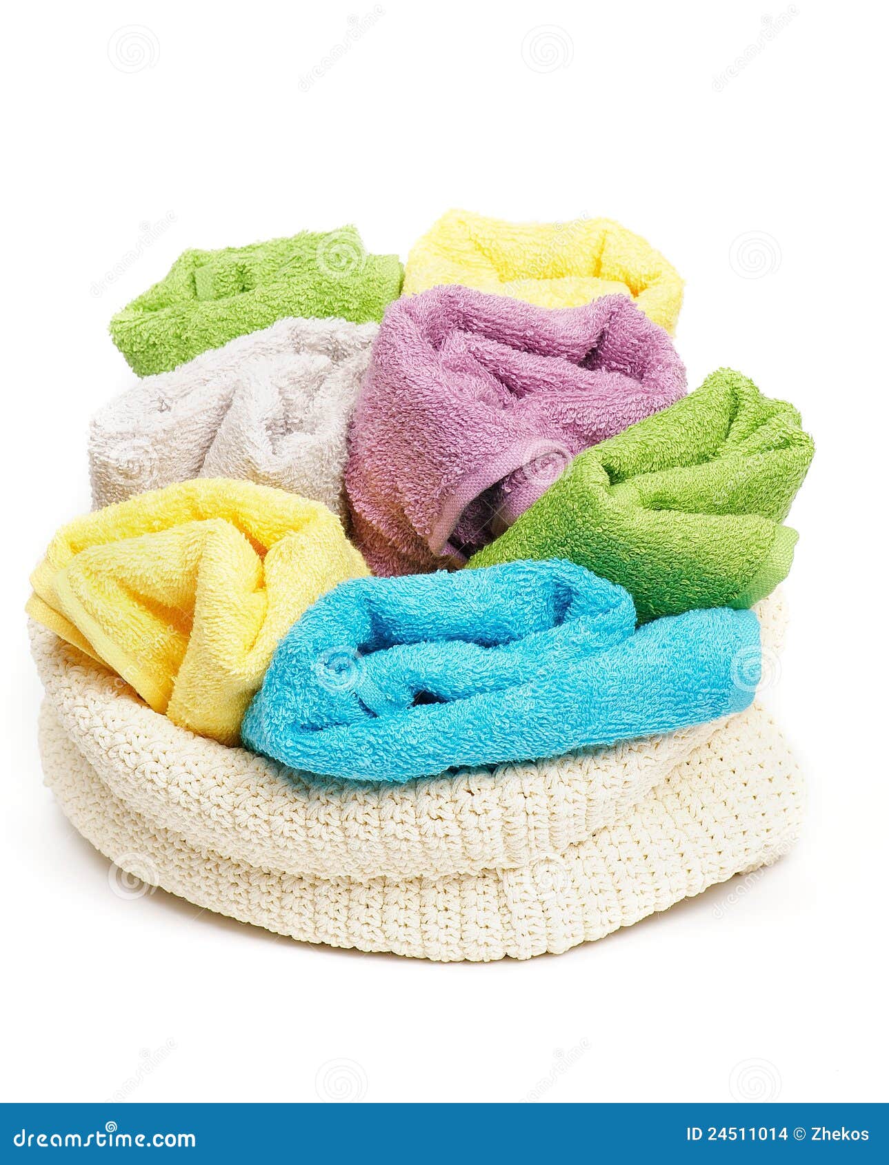 Multicolored towels stock photo. Image of cloth, clean 24511014