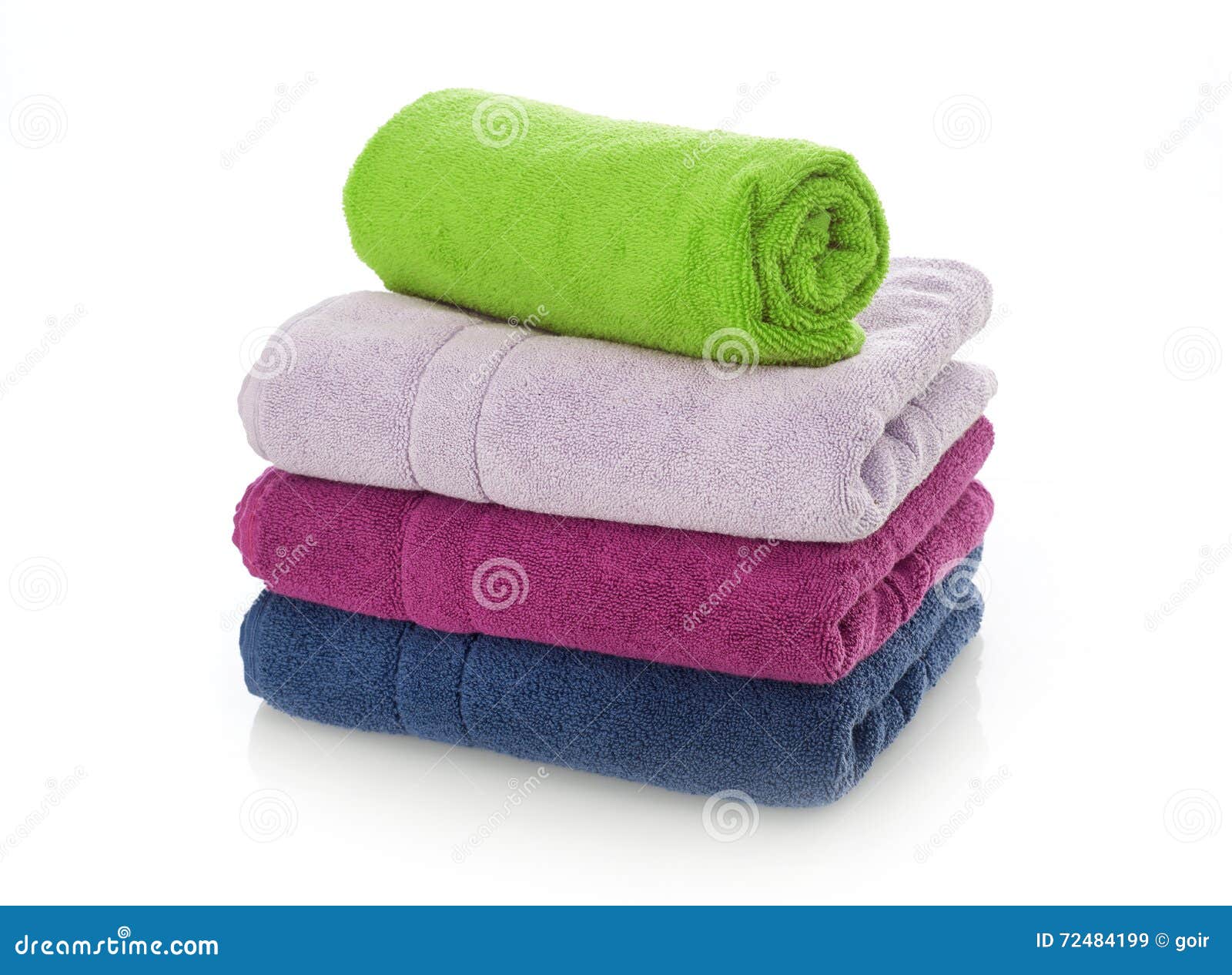 Multicolored towels stock image. Image of laundry, objects 72484199