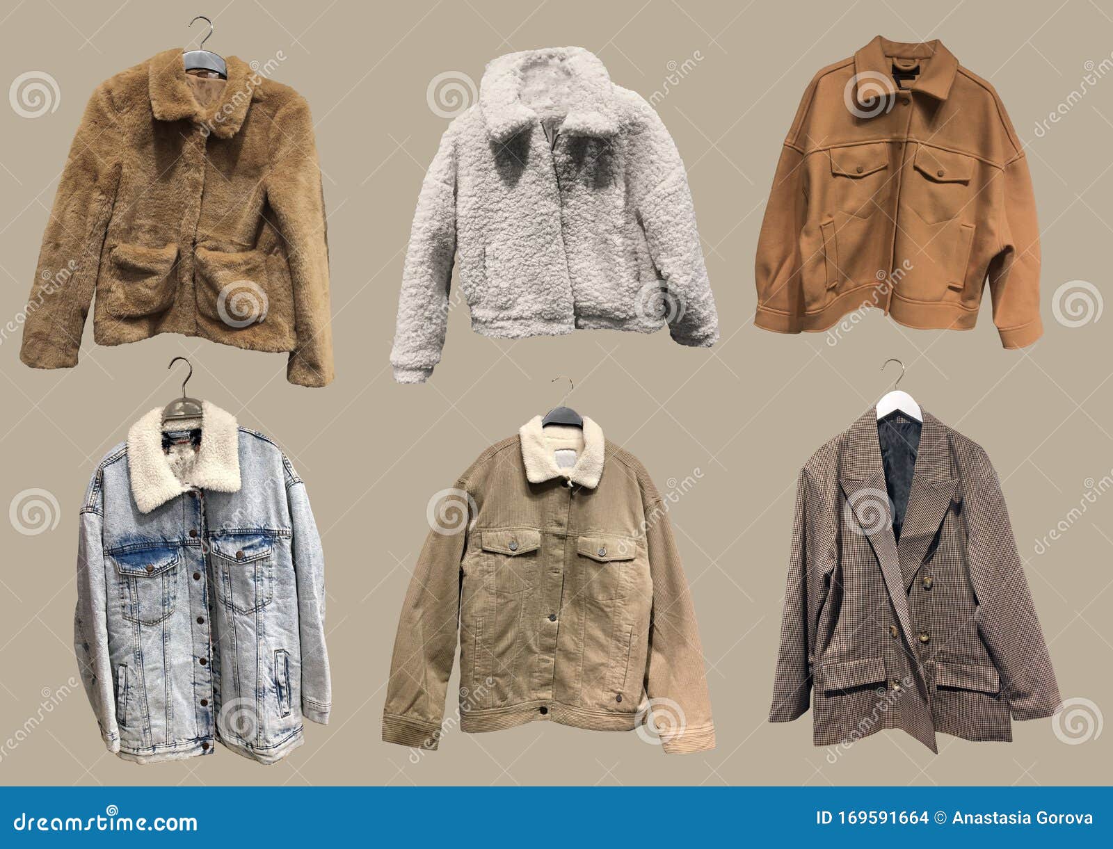 multi colored winter coats