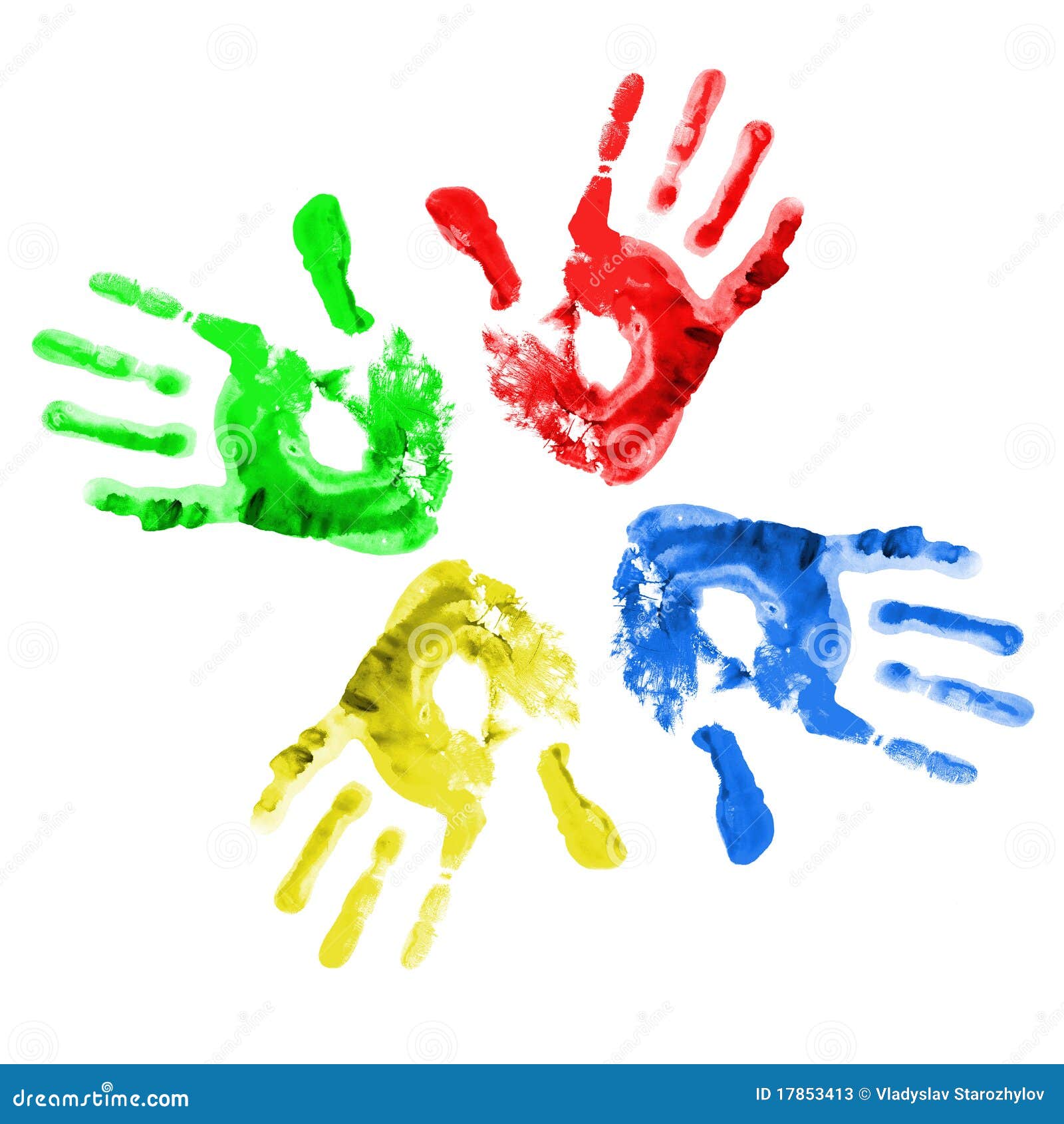 Sun Of Handprints Royalty-Free Stock Photo | CartoonDealer.com #45203433