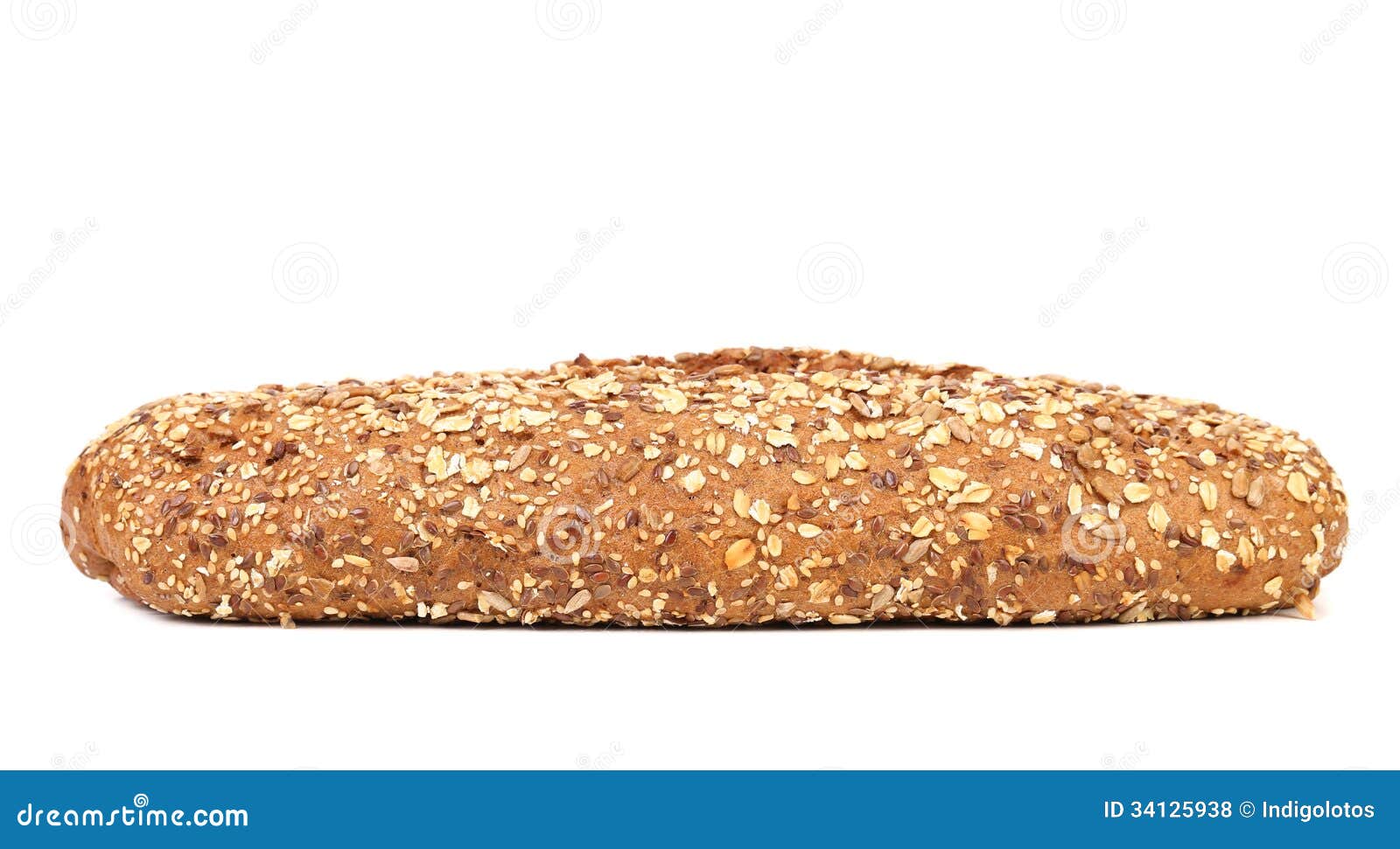 Multi grain brown bread stock photo. Image of multigrain 34125938