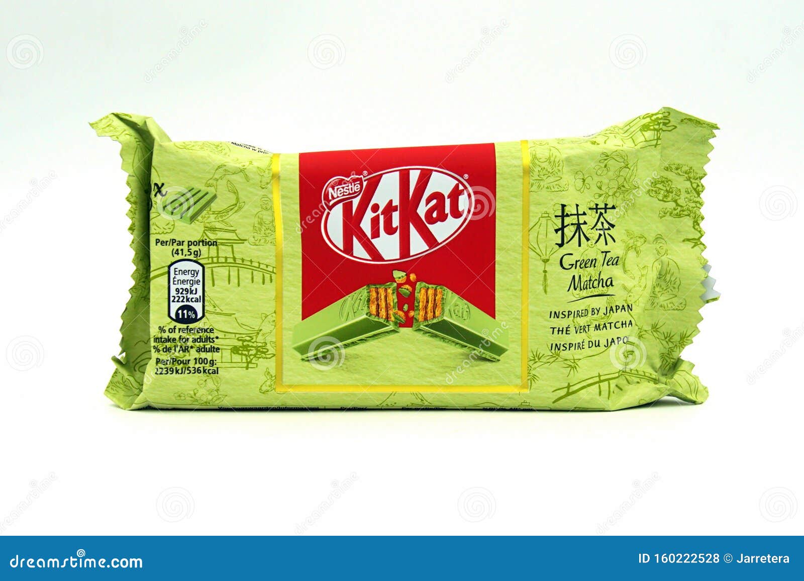 Multi Package of KitKat Green Tea Matcha. Editorial Stock Photo Image