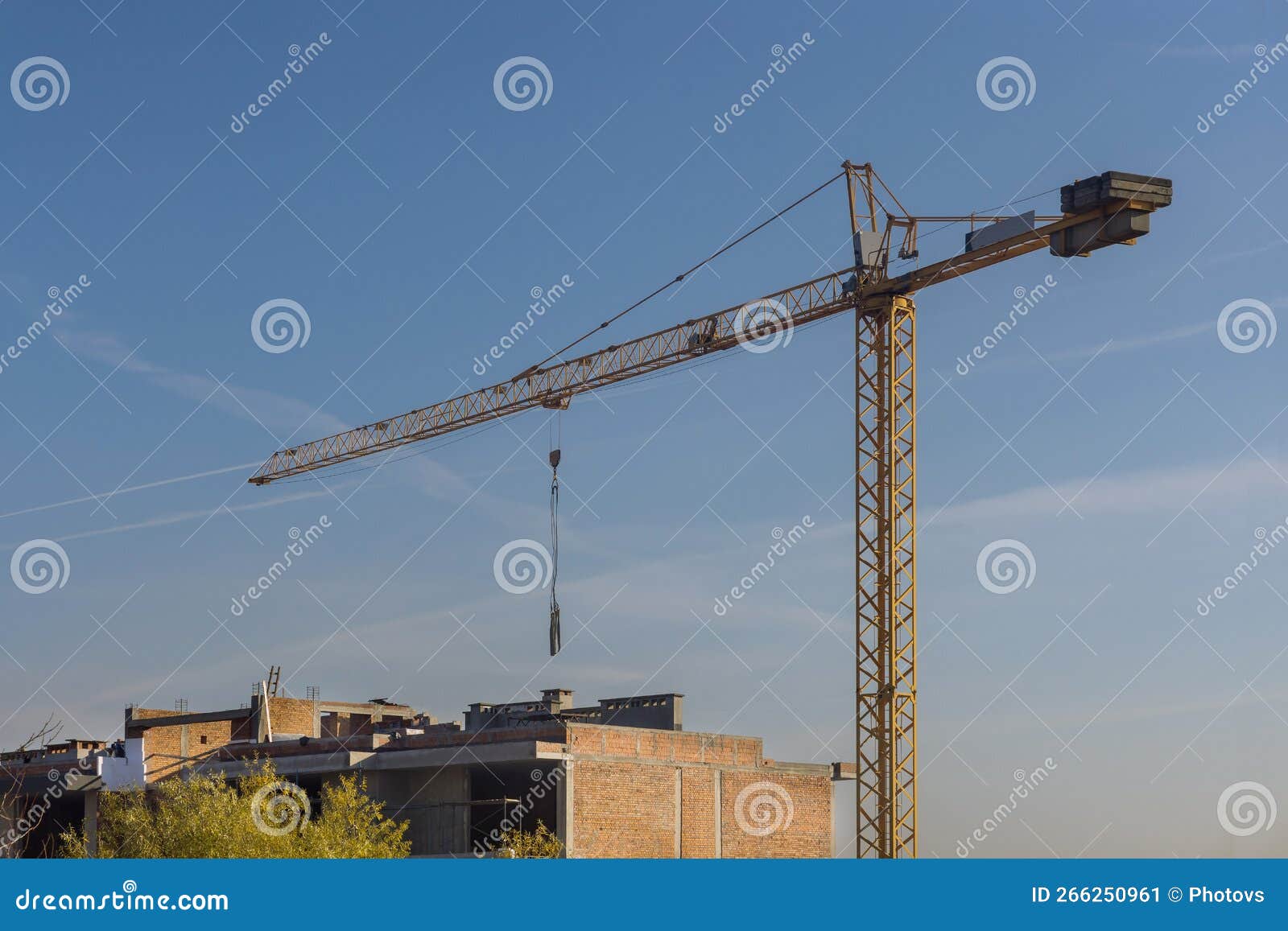 A Multistorey Apartment Building is Being Constructed Using Tower