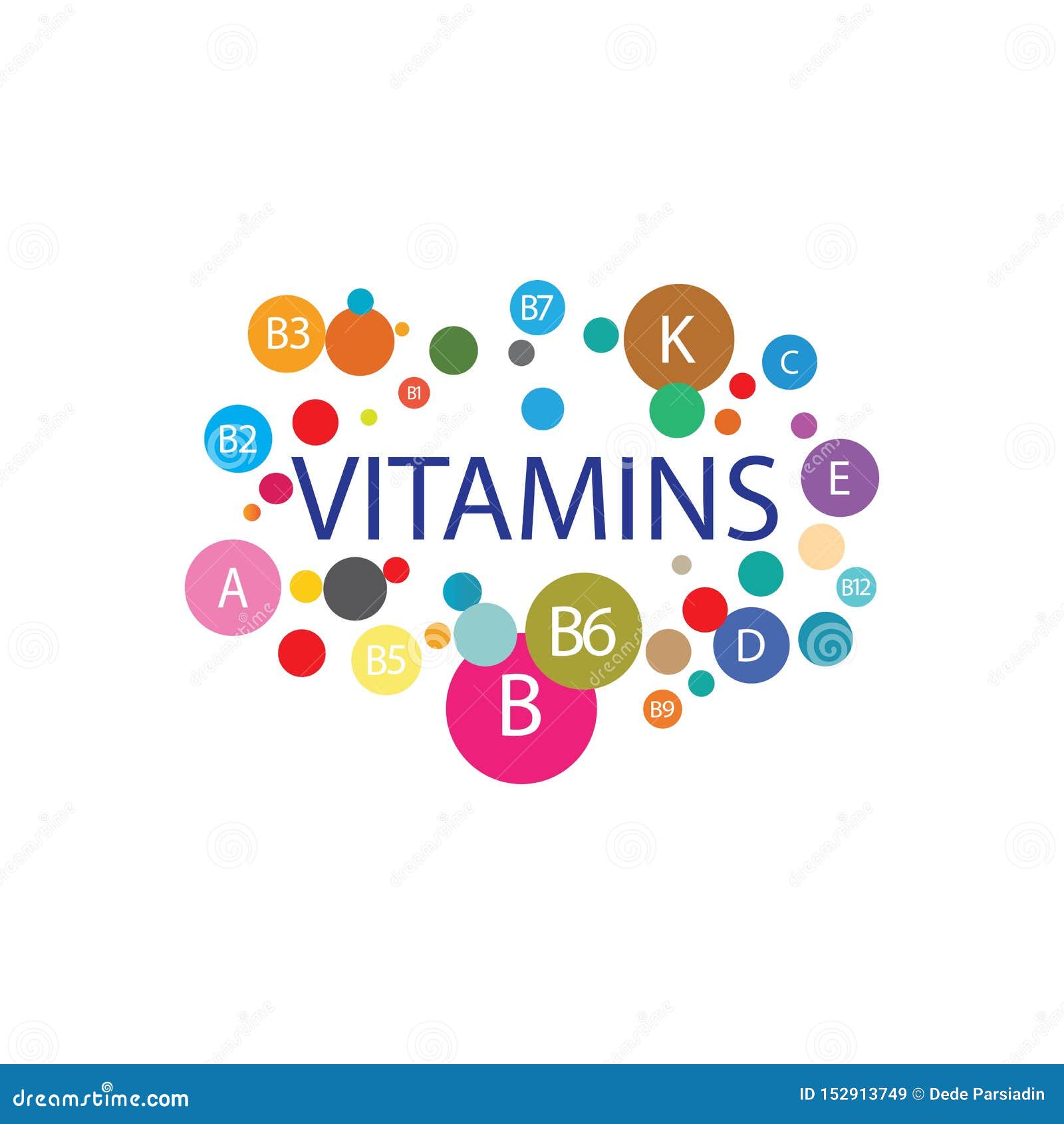 Vitamins stock vector. Illustration of ingredient, natural ...