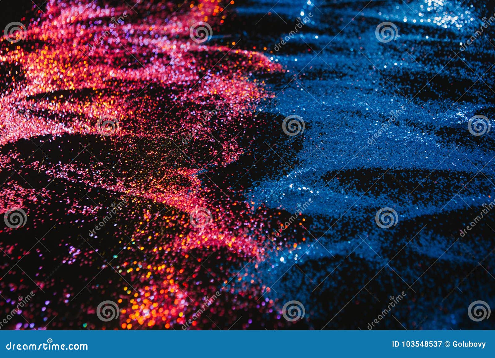 Multicolor Glitter Background Nature Elements Stock Image Image of