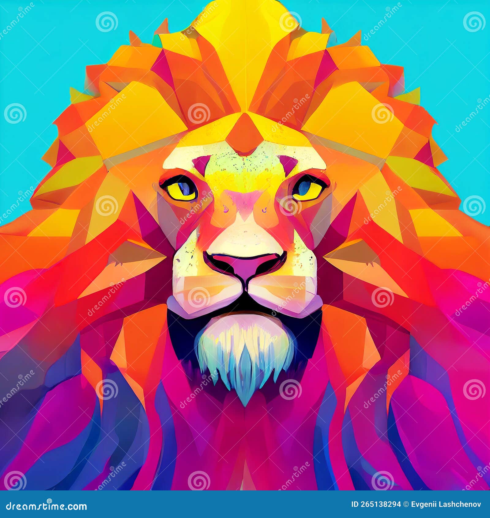 Geometric Lion Head Stock Photos - Free & Royalty-Free Stock Photos from  Dreamstime