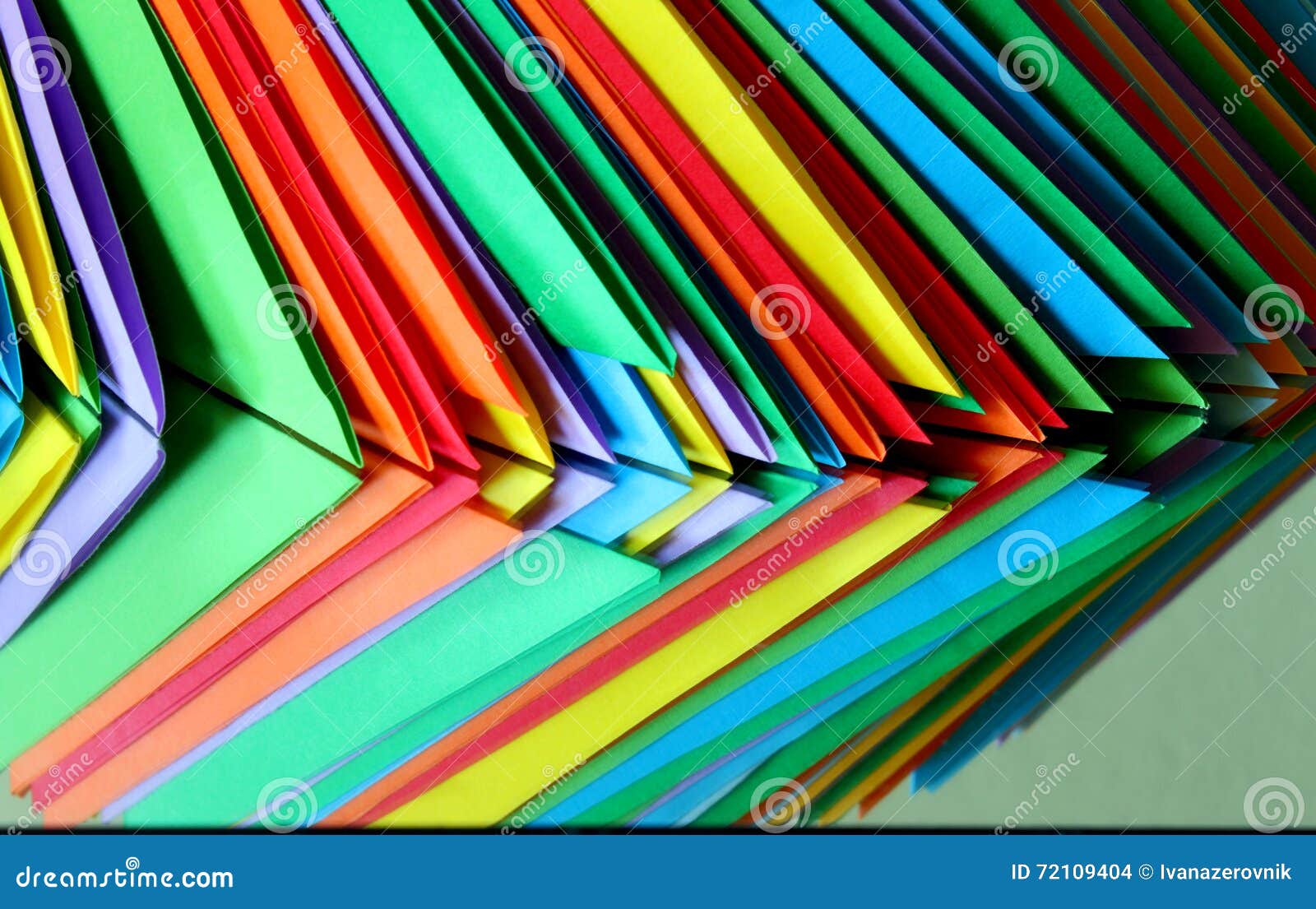 Multicolor paper abstract stock photo. Image of colorful 72109404