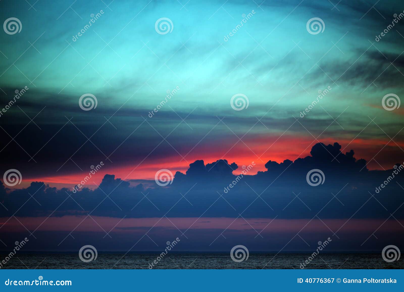 Multicolor Sunset Sky on Lake Stock Image - Image of lake, bright: 40776367