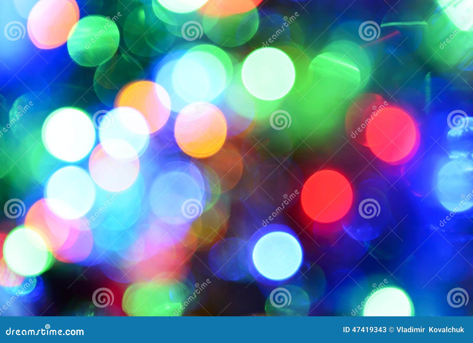Multicolored Blurry Lights Background Stock Image Image of lights