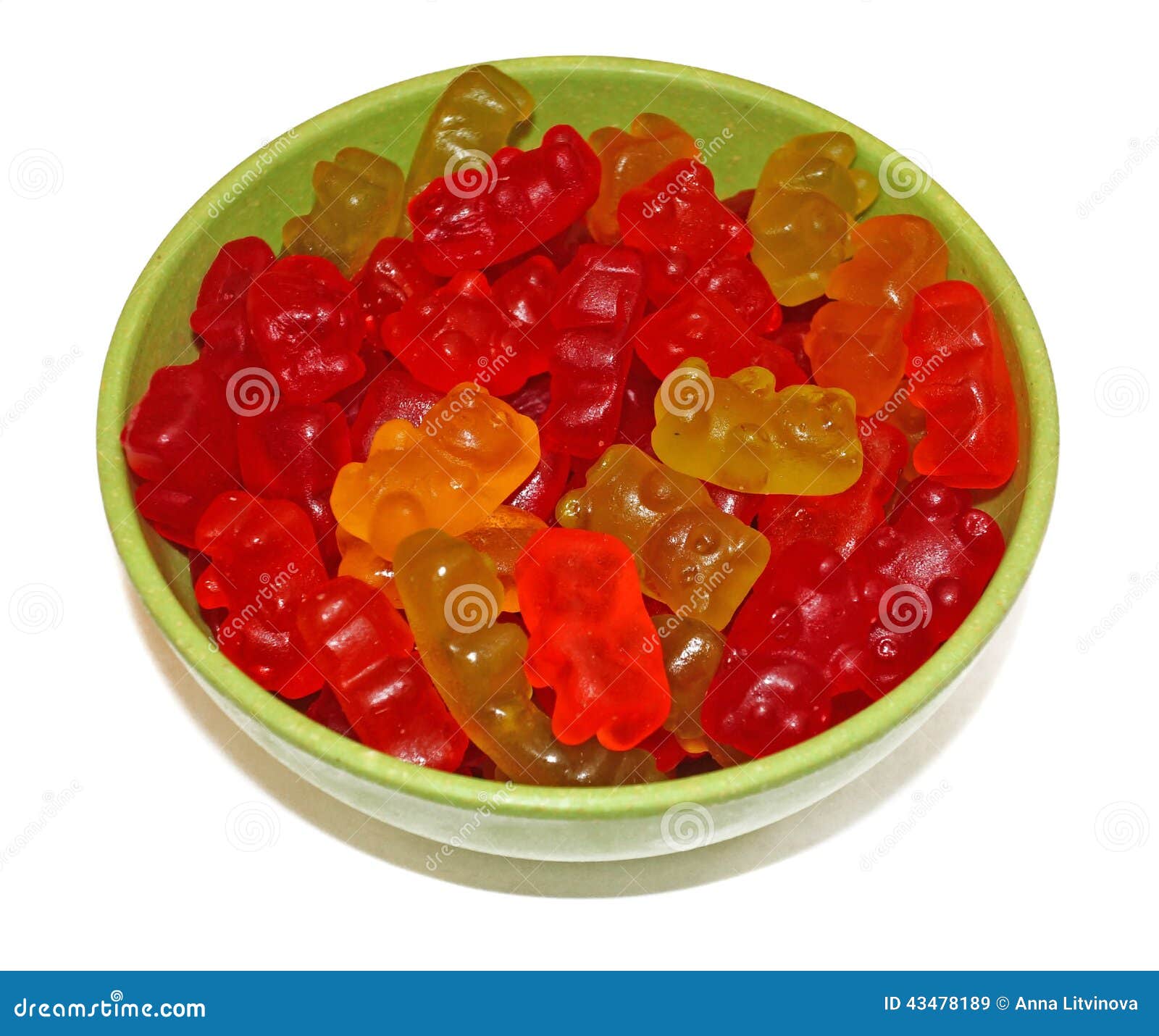 Multicolored Chewing Marmalade As Bears Isolated Editorial Stock Image