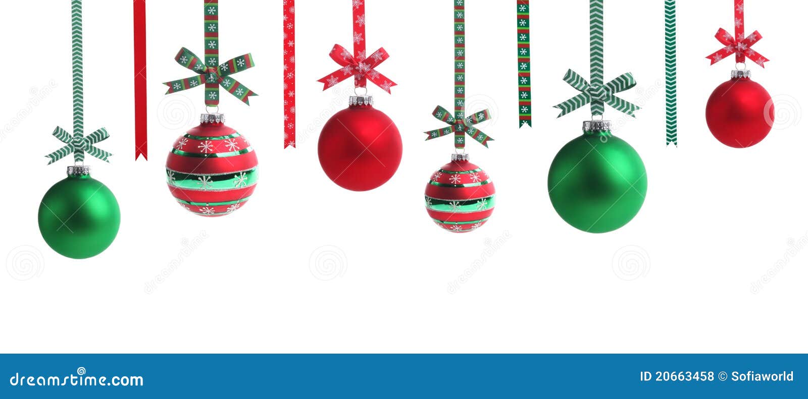 Multicolored Christmas Ball with Ribbon Bow Stock Photo Image of ball