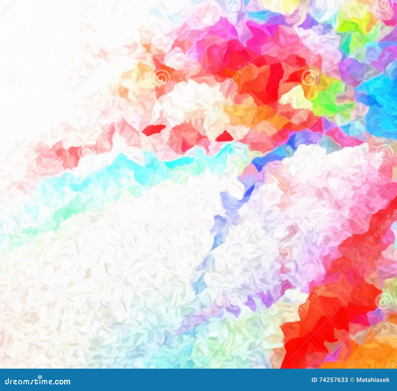 Multicolored Digital Painting Background Stock Illustration - Illustration  of shade, bright: 74257633