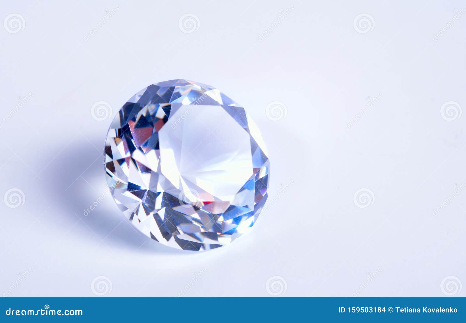 Multicolored Glass Crystal, Diamond Shape in Rays Stock Photo Image of geometric, amethyst